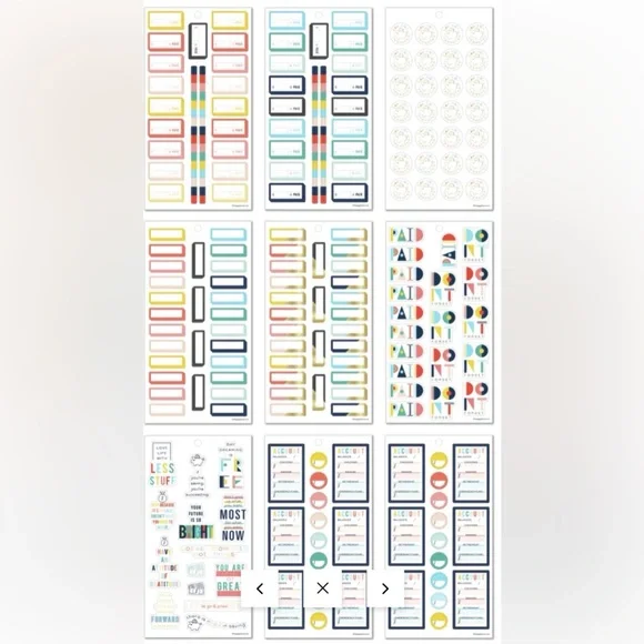 Happy Planner 1152 piece Vibrant Budget Sticker Collection NEW - Picture 8 of 10